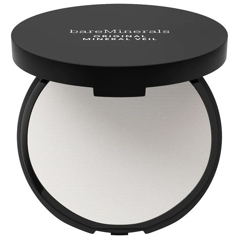 Original Mineral Veil Pressed Setting Powder - bareMinerals | Sephora Powder Translucent, No Filter Needed, Chemical Sunscreen, Translucent Powder, Vitamins For Skin, Mineral Powder, Bare Minerals, Finishing Powder, No Filter