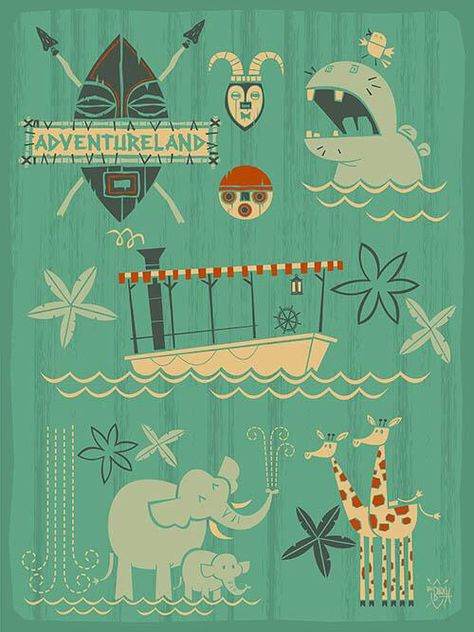 Jeff Granito, Disney World Travel, Disney Room Decor, Walt Disney Characters, Vacation Clothes, Disney Fine Art, Disney Rooms, Disney Trip Planning, Disney Posters