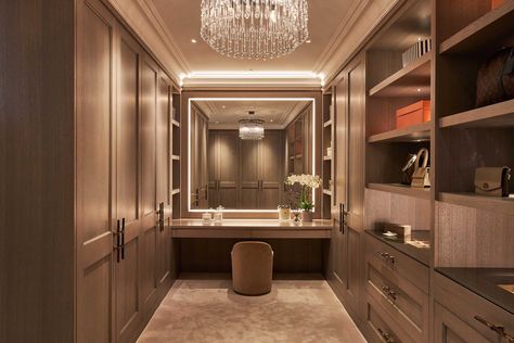 Creating Master Dressing Rooms Since 1994 Wood Walk In Closet, Complete House Renovation, Luxurious Walk In Closet, Back Painted Glass, Master Ensuite, Dressing Rooms, Bedroom Views, Made Furniture, Study Bedroom