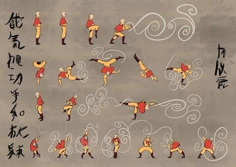 Avatar The Last Airbender Bending Poses, Airbending Poses, Avatar Bending, Air Bending, Avatar Wan, Avatar Ang, Avatar Kyoshi, Avatar Legend Of Aang, Avatar Funny