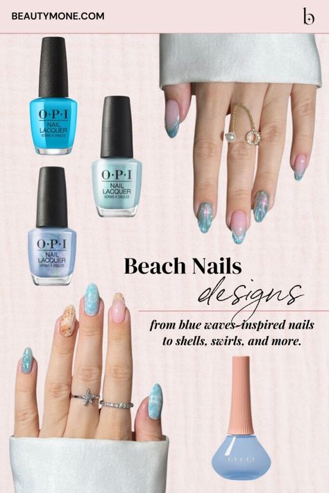 30 Exciting Beach Nails To Match Your Next Vacation ⋆ Beautymone