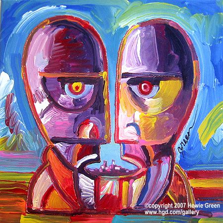 Pink Floyd Division Bell Pop Art Album Cover Painting by Howie Green by Howie Green, via Flickr Pink Floyd Album Art, Cover Painting Ideas, Pink Floyd Painting, Pink Floyd Ideas, Bell Painting, Pink Floyd Division Bell, Rock Music Art, Pink Floyd Artwork, Pink Floyd Album Covers