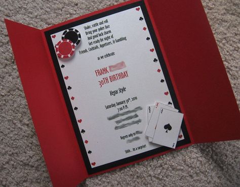 Invitations Casino Night Invitations, Casino Birthday Party, Vegas Theme Party, Casino Theme Party, Casino Royale Theme, Casino Party Invitations, Casino Birthday, Vegas Birthday, Las Vegas Party