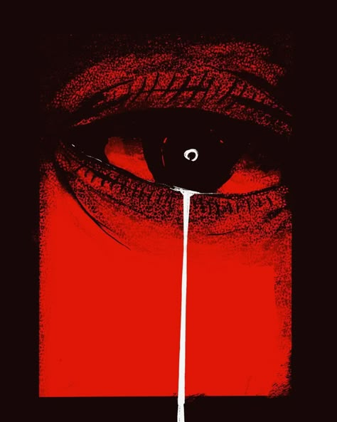 Pitch Canker, Creepy Art, Red Aesthetic, An Eye, Surreal Art, Horror Art, Dark Fantasy Art, Dark Art, Aesthetic Art