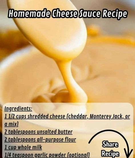 Homemade Gravy Recipe, How To Make Cheese Sauce, Homemade Cheese Sauce, Homemade Sauce Recipes, Cheese Sauce Recipe, Homemade Gravy, Baked Macaroni, Gravy Sauce, Body Stretch