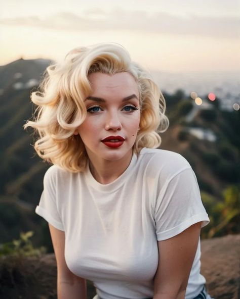 Marilyn Monroe Curly Hair, Marylin Monroe Hairstyle, Marilyn Monroe Bob, Marilyn Monroe Haircut, Marilyn Monroe Hairstyles, 50s Bob, Marilyn Hair, Marilyn Monroe Hair, Blonde Movie