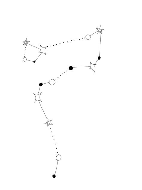 Draco Star Constellation Tattoo, Draco Constellation Aesthetic, Harry Potter Constellations, Dragon Constellation Tattoo, Draco Constellation Tattoo, Draco Star Constellation, Snake Constellation, Draco Tattoos, Constellation Tattoo Sleeve