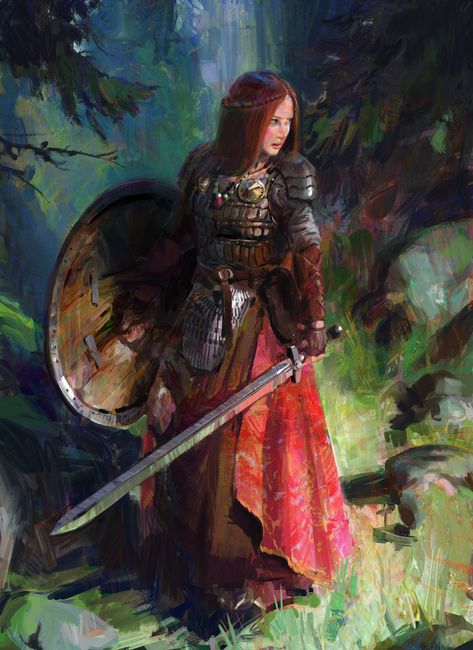 ArtStation - Warrior, John Wallin Liberto Heroic Fantasy, Dungeons And Dragons Characters, Fantasy Armor, Fantasy Warrior, Arte Fantasy, Fantasy Rpg, Fantasy Inspiration, Medieval Fantasy, Fantasy Artwork