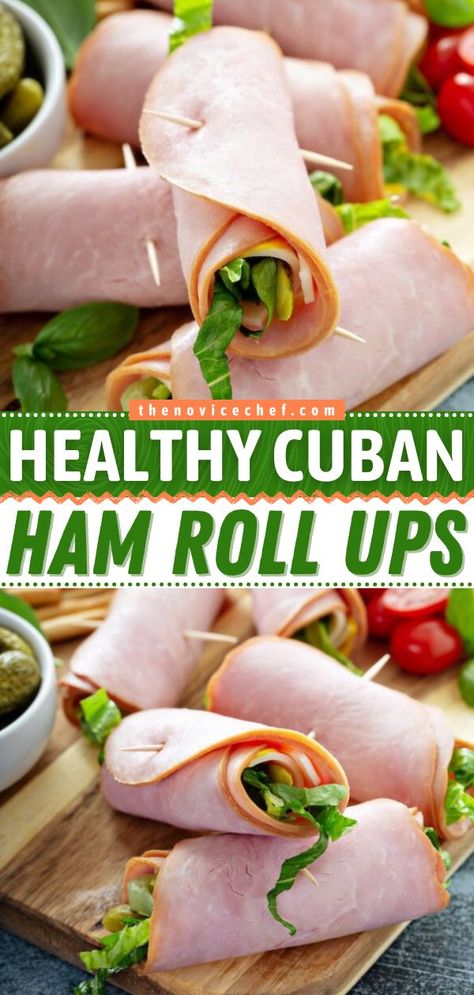 Cuban Ham Roll Ups, game day, football Healthy Tailgate, Healthy Tailgate Food, Easy Tailgate Food, Ham Roll Ups, Ham Rolls, Healthy Party Food, Superbowl Appetizers, Football Party Food, Tailgating Recipes