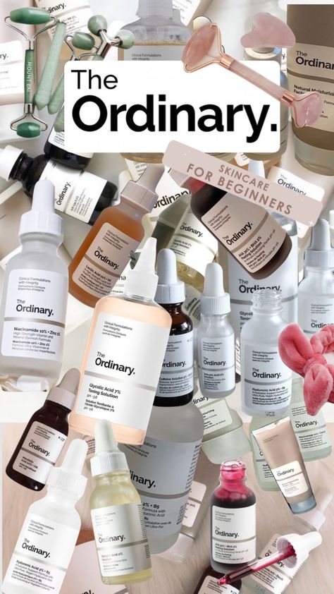 Ordinary Skincare Aesthetic, Ordinary Skincare, Free Collage, Bear Quote, The Ordinary Skincare, Skincare Aesthetic, Face Serum, Create Collage, Glow Up?