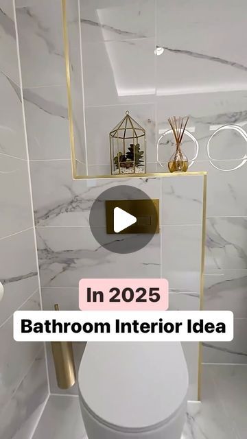 Gittimitti.com on Instagram: "Classic bathroom interior design idea in 2025

Dear friends , if you are also looking for a premium and luxury and beautiful bathroom design, then this video will help you to choose one.

Here designer has use such a great colour combination and Tiles pattern and bathroom fitting and light and decoration that everyone will appreciate it. if you are making your new home or renovating your old house and looking for a different elegant, classic and luxury washroom, then save this video and share to your Interior designer

#interior #interiordesign #interiordecor #bathroom #bathroomdesign  #luxury #elegant #beautiful #decor #homedecor #architecture #love #reels  #art #instagood" Luxury Bathrooms Modern, Powder Room Tile Ideas, Bathroom Ideas Gold, Luxury Washroom Design, Washroom Decor Ideas, Bathroom Tile Combinations, Luxury Washroom, Washroom Tiles Design, Powder Room Tile