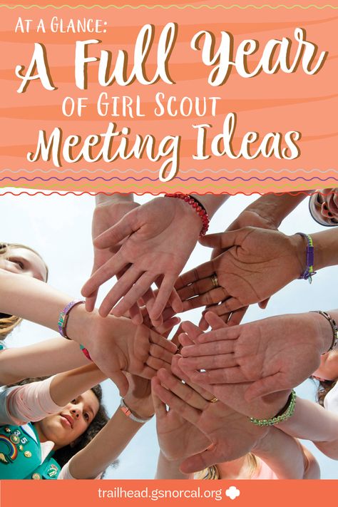 Scout Meeting Ideas, Girl Scout Brownies Meetings, Brownies Activities, Girl Scout Daisy Activities, Girl Scout Meeting Ideas, Girl Scout Mom, Yearly Planning, Girl Scouts Brownies, Girl Scouts Cadettes