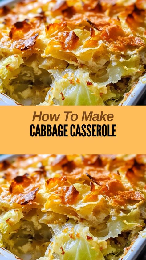 Ingredients: 1 small cabbage, chopped 1 Vidalia onion, chopped 1 can cream of chicken soup... Creamy Cabbage Casserole, Cooked Cabbage Recipes, Creamy Cabbage, Creamed Cabbage, Dinner Ideas With Chicken, Amish White Bread, Onion Casserole, Creative Dinner Ideas, Cheesy Crackers