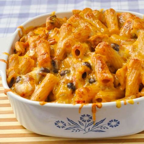 BBQ Chicken Pasta Bake. Turn leftover chicken into a delicious comfort food meal in under an hour. The whole family will love it. Roasted Chicken Leftover Recipes, Leftover Bbq Chicken Recipes, Leftover Bbq Chicken, Chicken Recipes Pasta, Baked Chicken Pasta Recipes, Bbq Chicken Pasta, Chicken Pasta Casserole, Braised Chicken Breast, Bbq Chicken Thighs