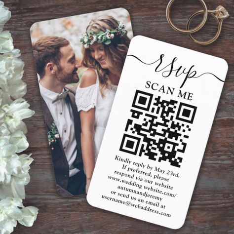 Qr Code Photo, Elopement Party, Rsvp Online, Rsvp Wedding, Elegant Bridal Shower, Simple Photo, Engagement Party Invitations, Rsvp Wedding Cards, Hrithik Roshan