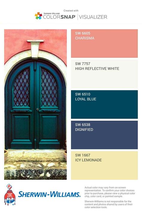 Charisma Sherwin Williams, Sherwin Williams Blustery Sky Exterior, Color Chip, Sherwin Williams, Color Choices, Dream House, Color, Home Decor