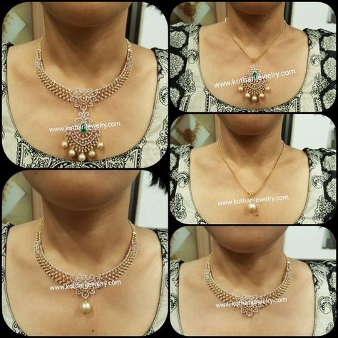 Changeable Jewelry, Detachable Jewellery, Kemp Jewellery, Vision Boarding, Uncut Diamond Necklace, Diamond Necklace Indian, Diamond Gold Earrings, Tikka Jewelry, Indian Diamond Jewellery