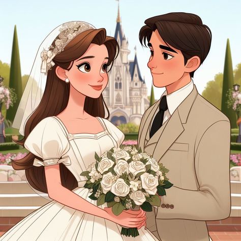 Engagement Party Photo Ideas, Cute Disney Pictures, Princess Pictures, Illustration Art Girl, Cute Couple Cartoon, Cute Love Cartoons, Cute Couple Art, Couple Cartoon, Couple Art