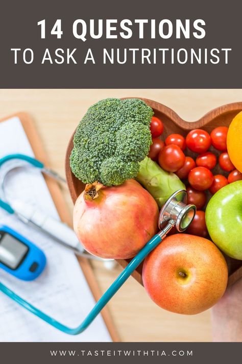 14 questions to ask your dietitian nutritionist Health And Food, Nutritionist Dietitian, Registered Dietitian Nutritionist, A Balanced Diet, Food Choices, Registered Dietitian, What If Questions, Overall Health, Interesting Questions