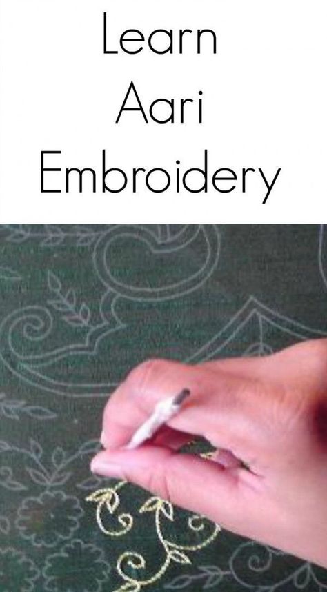 . #Tambour_Beading #Zardozi_Embroidery #Embroidery_Lessons #Embroidery_Online Tambour Hook, Tambour Beading, French Embroidery, Embroidery Online, Zardozi Embroidery, Embroidery Lessons, Tambour Embroidery, Beading Embroidery, Embroidery Beading