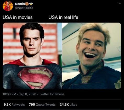 Superman Meme, The Boy Cast, Boy Meme, Superhero Memes, Dc Memes, Friday Humor, Fresh Memes, Best Funny Pictures, The Boys