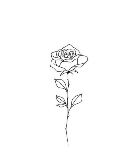 Thumb Tattoo Ideas, Roos Tattoo, Rose Outline Tattoo, Thumb Tattoo, Christmas Tree Tattoo, Single Rose Tattoos, Simple Rose Tattoo, Thumb Tattoos, Simple Tattoos For Women