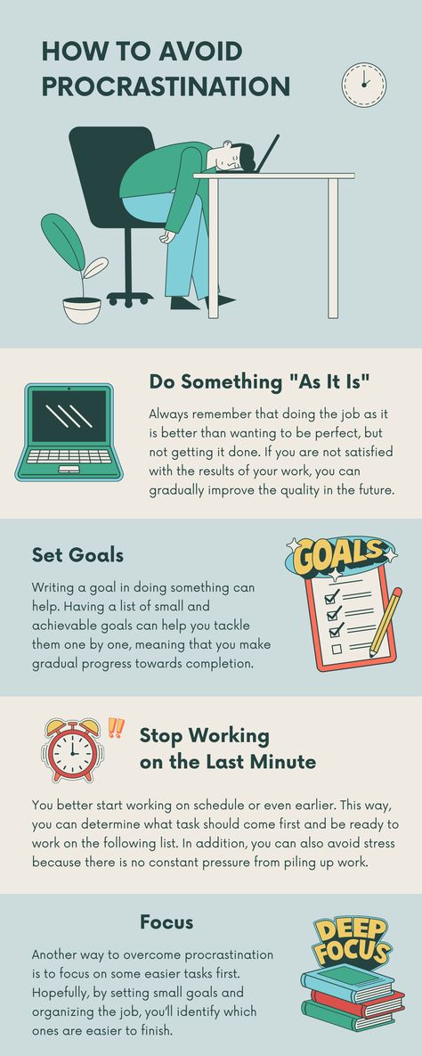 How to Avoid Procrastination Infographic Procrastination Infographic, Time Management Infographic, Avoid Procrastination, Infographic Template, Off Work, Business Work, Stop Working, Infographic Templates, Canva Templates