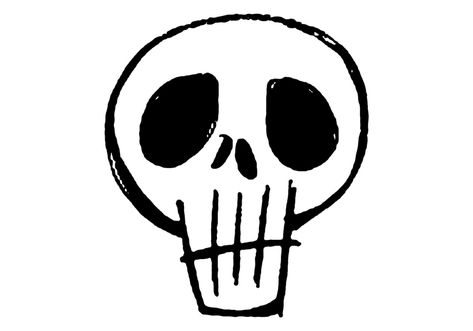 Easy Skull Drawings, Simple Skull, Skull Sketch, Photoshop Brushes Free, Canada Map, Doodle Tattoo, Skulls Drawing, Premiere Pro Cc, New Tools