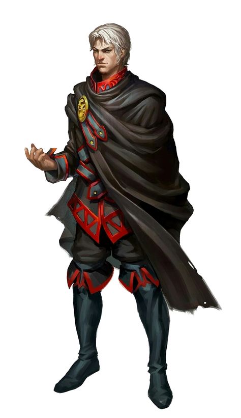 Male Human Sorcerer or Wizard - Pathfinder PFRPG DND D&D d20 fantasy Character Design Cartoon, Face Anime, Comics Illustration, Pathfinder Character, Fantasy Wizard, Fantasy Role Playing, Heroic Fantasy, Human Male, Dungeons And Dragons Characters