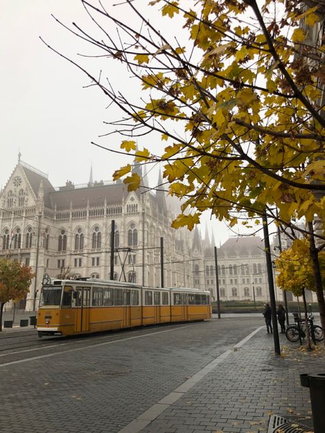 #fall #autumn #dust #romantic#hungary #budapest #magyarország #tram #villamos Budapest Autumn, Hungary Aesthetic, Inter Railing, Budapest Vacation, Budapest Aesthetic, Vienna Aesthetic, City Wallpapers, Budapest City, Hungary Budapest