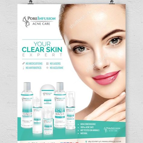 Design a modern, sophisticated poster for a skin care clinic | Poster contest | 99designs Skincare Poster Design, Skin Care Poster Design, Skin Care Poster, Skincare Websites, Skincare Poster, Clinic Poster, Shampoo Packaging, Fresh Skincare, Cosmetic Creative