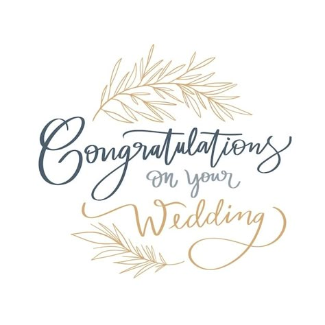 Free vector flat design wedding congratu... | Free Vector #Freepik #freevector #wedding-congratulations #ceremony #wedding-celebration #wedding-quotes Congratulations Wallpaper, Congratulations Lettering, Wedding Congratulations Quotes, Wedding Banner Design, Congratulations Images, Congratulations Quotes, Congratulations On Your Wedding Day, Best Wishes Card, Wedding Greetings