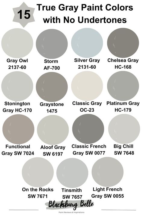 True Grey Paint Color No Undertones, Light Gray Paint Swatches, Grey Stone Paint Color, Light Cool Gray Paint Colors, True Gray Paint Color No Undertones, Gray Shades Of Paint, Medium Gray Paint Colors, Neutral Gray Paint Colors, True Gray Paint Color