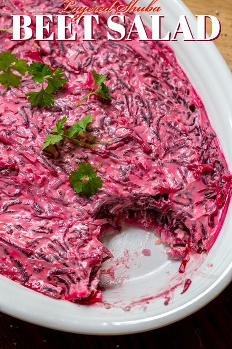 Shuba Salad, Roast Beets, Roasting Beets In Oven, Herring Fish, Best Egg Recipes, Eastern European Recipes, Boiled Vegetables, Russian Food, Sauce Hollandaise