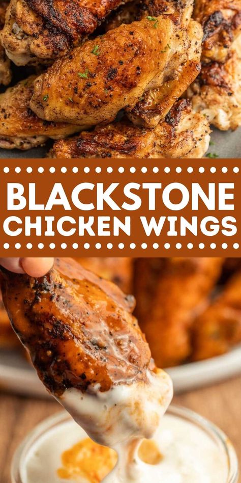 Black Stone Chicken, Blackstone Recipe, Make Chicken Wings, Blackstone Chicken, Outdoor Griddle Recipes, Griddle Cooking Recipes, Hibachi Recipes, Dinner Sandwich, Outdoor Cooking Recipes