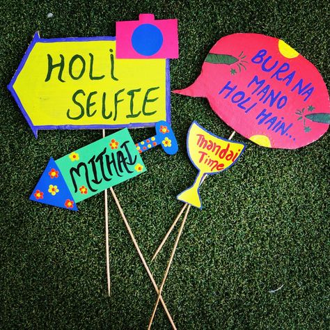 Holi party decor Holi Decor Ideas, Holi Party Decoration Decorating Ideas, Holi Event Decor, Holi Party Decor, Holi Decoration Ideas For School, Holi Theme Decoration At Home, Holi Props, Holi Decorations Ideas, Holi Party Ideas