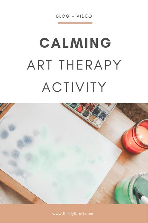 Art Therapy Directives, Calming Art, Therapy Activity, Creative Arts Therapy, Calm Art, Art Therapy Projects, Art Therapist, Therapeutic Art, Relaxing Art