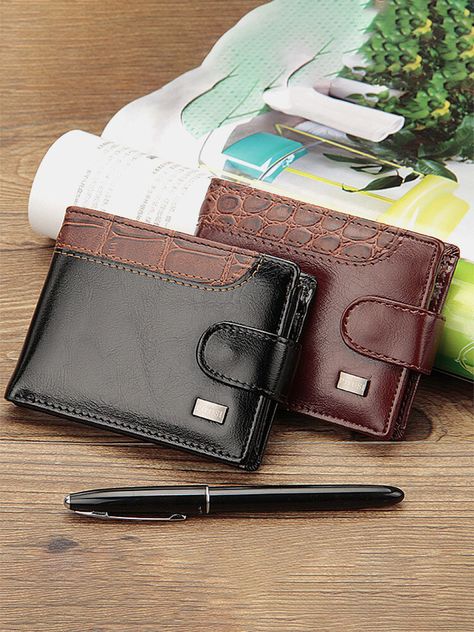 Color: Black, Coffee Material: PU, Faux Fur Bag Type: Card Case Hardness: Soft Short Male, Man Purse, Pocket Card, Wallet Pattern, Luxury Wallet, Short Wallet, Pocket Cards, Money Bag, Fold Wallet