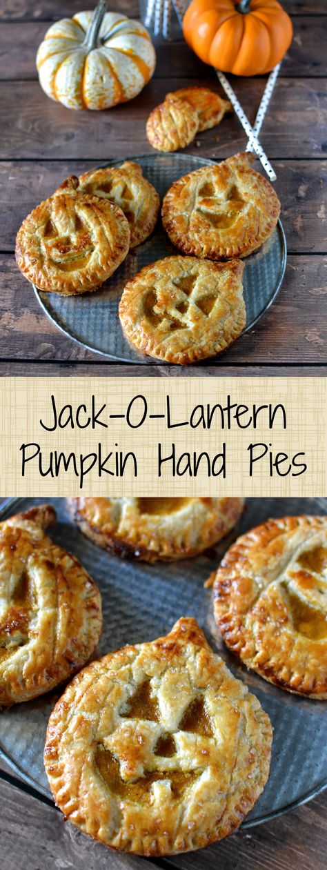 Jack-O-Lantern Pumpkin Hand Pies — Sprinkled With Jules Jack O Lantern Hand Pies, Pumpkin Hand Pies, Halloween Jackolantern, Hand Pie Recipes, Fried Pies, Hand Pie, Pumpkin Pies, Halloween Baking, Oreo Dessert