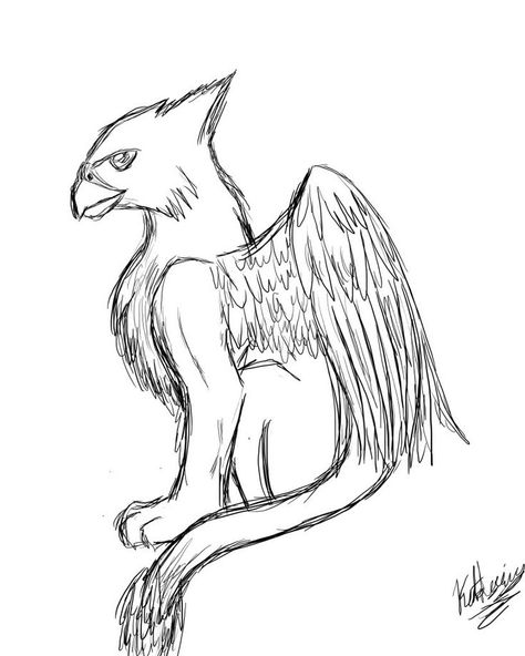 Mythical Creatures <3 by ASTRID5268 on Pinterest | Mythical ... Mythical Creature Drawings Sketches, Fantasy Griffin, Mythical Drawings, Gryphon Tattoo, Mystical Creatures Drawings, Cool Mythical Creatures, Griffin Mythical, Greek Mythical Creatures, Fantasy Creatures Mythology