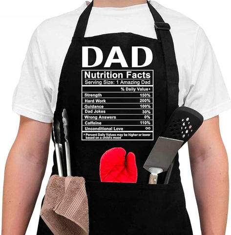 NewEleven Fathers Day Gift For Men, Dad, Husband, Him - Aprons For Men With Pockets - Funny Gifts For Men, Dad, Husband, Him Funny Apron, Funny Aprons, Funny Gifts For Men, Bbq Kitchen, Glass Beer Mugs, Personalized Aprons, Aprons For Men, Online Gift Shop, Chefs Kitchen