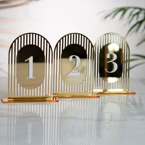 Pink Table Number Arch Table Numbers Acrylic Table Number - Etsy Canada Custom Table Numbers, Gold Table Numbers Wedding, Acrylic Table Numbers, Table Rose, Acrylic Table Number, Pink Table, Acrylic Table, Party Table Decorations, Gold Table