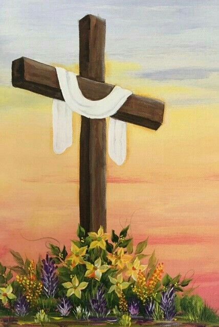 Sunrise Acrylic Painting, Christian Art Painting, Christian Canvas Paintings, Easter Sunrise, Christian Drawings, Easter Paintings, Painting Images, Christian Rock, Jesus Photo