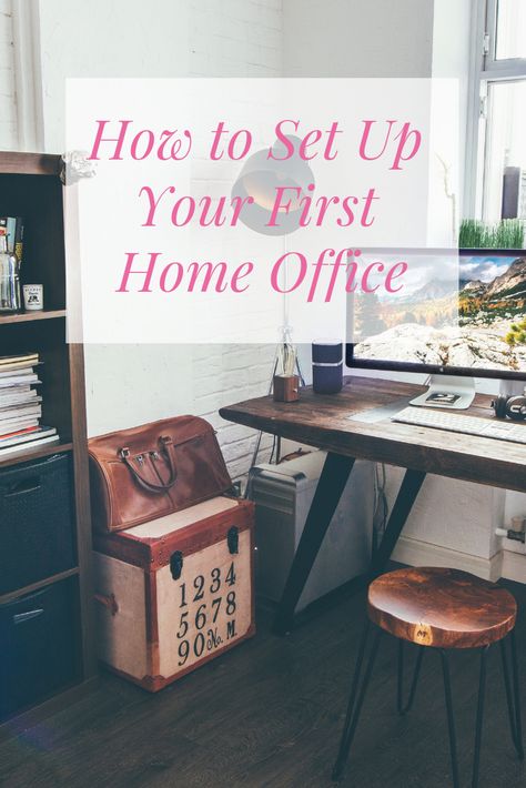 How to Set Up Your First Home Office How To Set Up Home Office, Running Your Own Business, Start Running, Your Own Business, How To Set Up, Next Step, The Next Step, Own Business, First Home