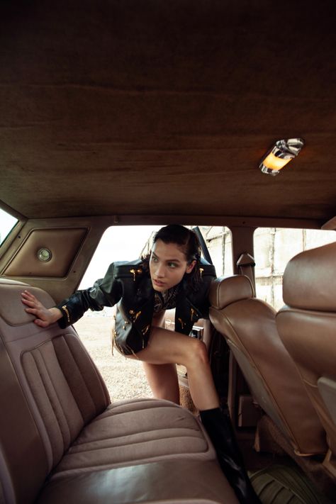 London Fashion Editorial, Road Trip Photoshoot, Car Fashion Editorial, Backseat Car Photoshoot, Fashion Campaign Editorial, New York Editorial, Jeans Campaign, Travel Editorial, City Fashion Photography