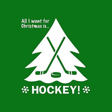 Christmas Hockey, Hockey Party, Hockey Cards, All I Want For Christmas, All I Want, Christmas Is, Card Ideas, Hockey, Greeting Card