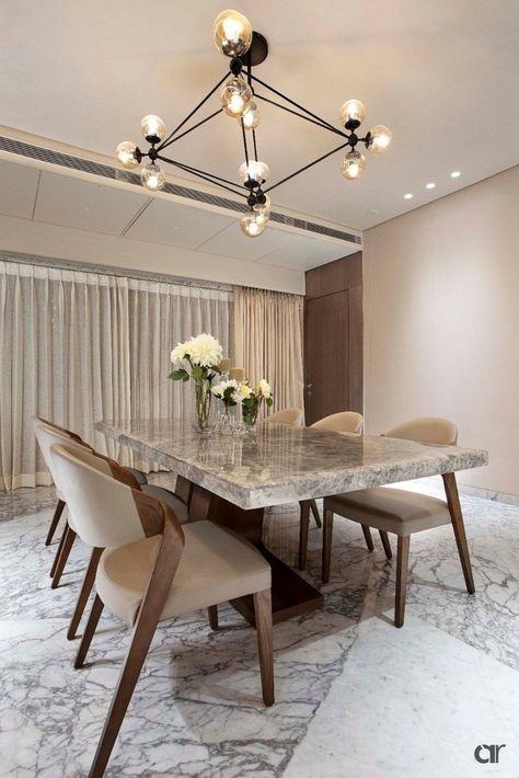 Dining Table Design Modern, Dining Interior, Dining Room Design Modern, Luxury Dining Table, Marble Top Dining Table, Dining Room Paint, Dining Room Wallpaper, Floor Apartment, Dinning Room Design