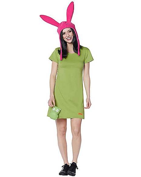 Louise Costume, Bob's Burgers Halloween Costume, Bobs Burgers Costume, Bob's Burgers Halloween, Burger Costume, Bobs Burgers Characters, Louise Belcher, Spirit Halloween Costumes, Hot Costume