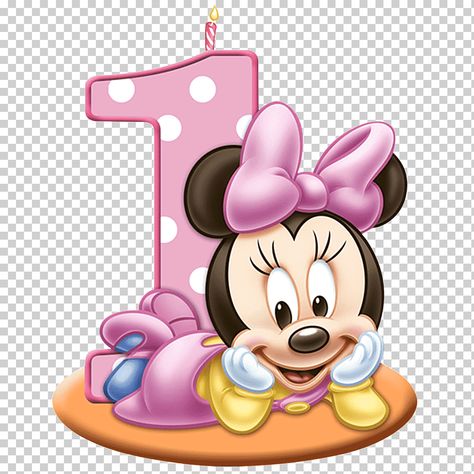 Mickey Baby Birthday, Happy 1st Birthday Wishes, Minnie Mouse Background, Happy Birthday Cards Images, 1st Birthday Wishes, Birthday Cards Images, Happy Birthday Illustration, Minnie Mouse Birthday Cakes, Minnie Mouse Images