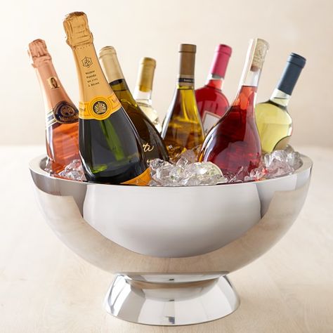 Bar Ice Bucket, Large Ice Bucket, Silver Ice Bucket, Party Tub, Drink Bucket, Stainless Steel Containers, Beverage Tub, Beverage Dispensers, Champagne Bucket